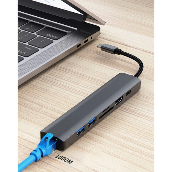 USB3.0 TypeCハブ 7in1【L-CHU7】 - Image 4
