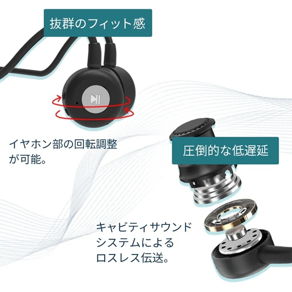 KIKOE BONE B2S＋ ブラック 集音器付骨伝導 - Image 15