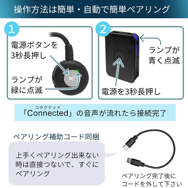 KIKOE BONE B2S＋ ブラック 集音器付骨伝導 - Image 8